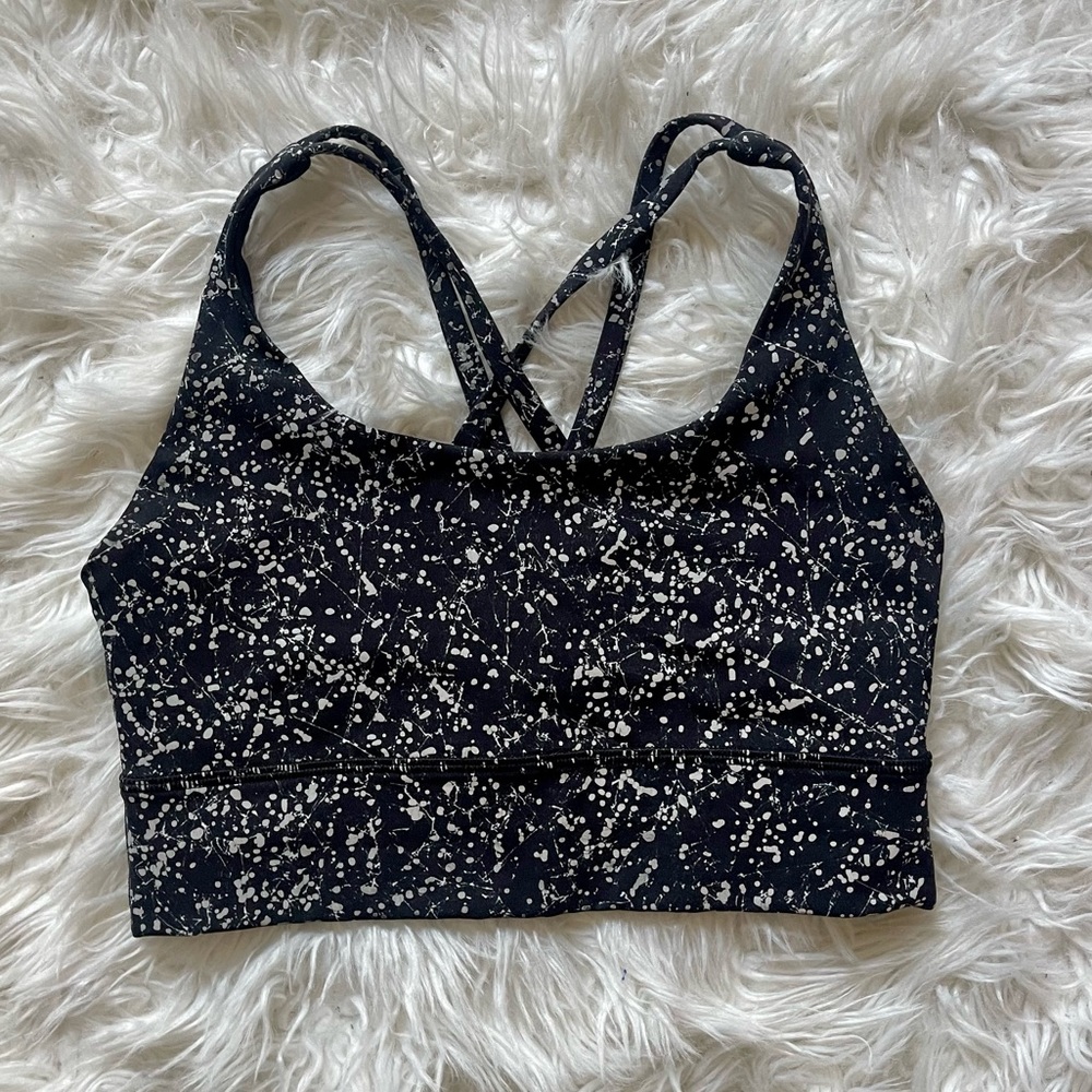 Lululemon Long-line Reflective Energy Bra